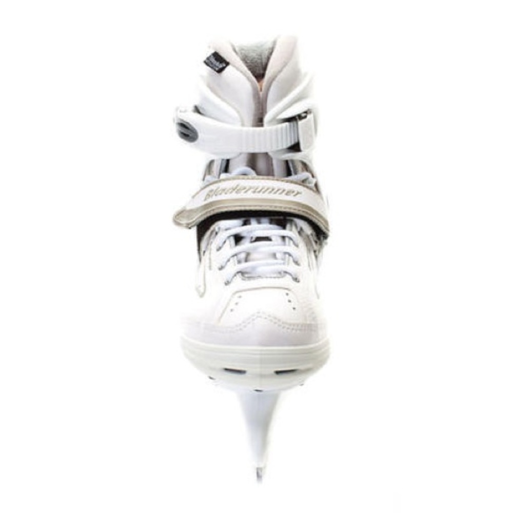 SOLD - ROLLERBLADE COMET XT Bladerunner Women’s Figure Ice Skates, White/Beige. - Picture 3 of 9